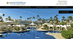 Desktop Screenshot of iberostargrandbavaro.com