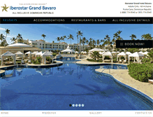 Tablet Screenshot of iberostargrandbavaro.com